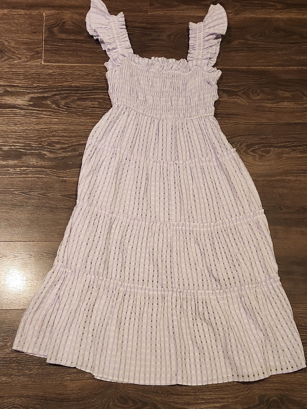 ❤️ NWT! UMGEE SMOCKED GOLDIE MIDI DRESS, MEDIUM - Picture 9 of 12
